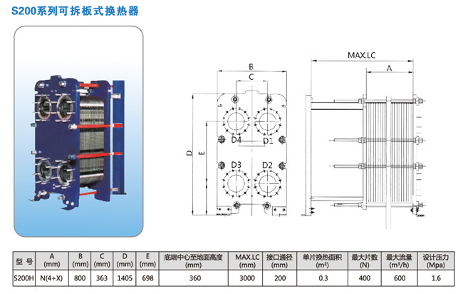 可拆板式換熱器 可拆板式換熱器